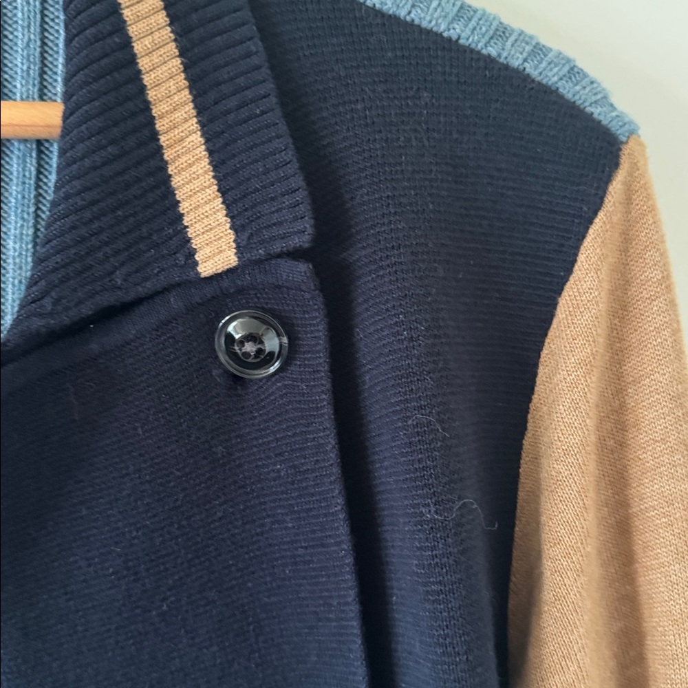 CAbi 3703 Turn Back‎ Color-block Cardigan Size Medium - Picture 7 of 11